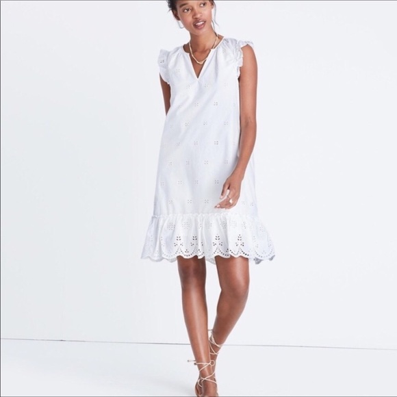 MADEWELL Eyelet Garden Dress Size Small